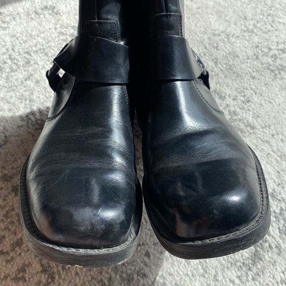 Natha Studio Lavorazione Artigiana Motorcycle Biker Boots Size 9 EUC main image 6